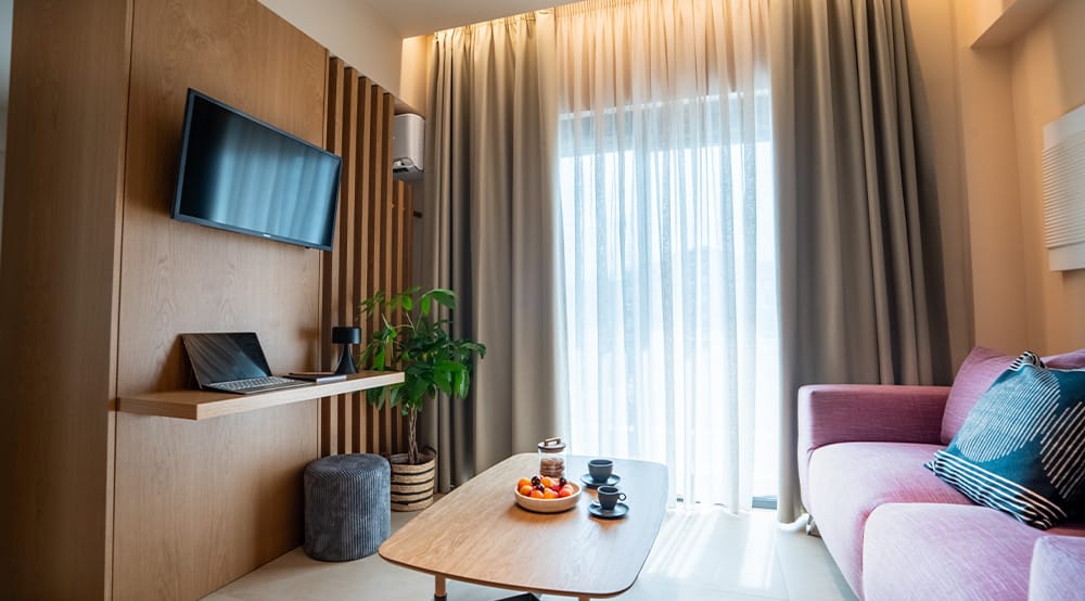 Platea Agora όψη σαλονιού