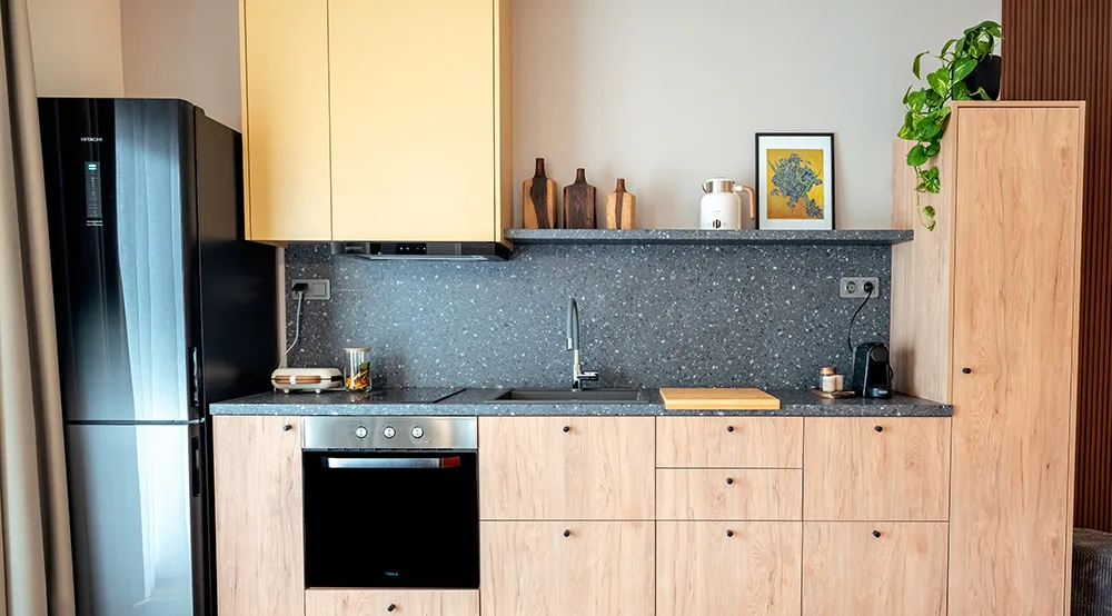 Platea Lux όψη κουζίνας